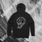 MENS HOODIE - Axe with Compass - back