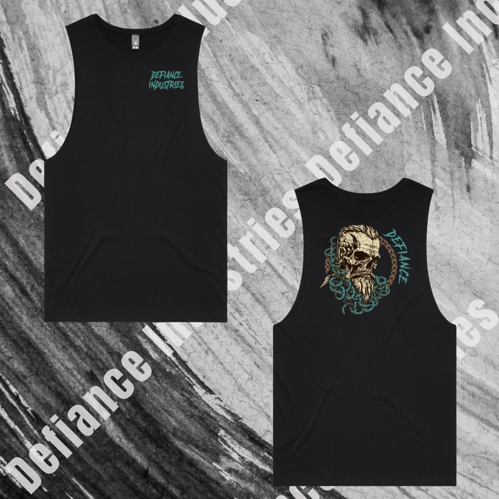 MENS TANK- Viking Skull & Chain - Defiance Industries